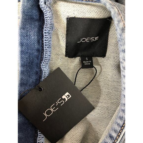 Joe's Jeans Marnie Jumpsuit Sleeveless French Terry Denim Tatra Blue NWT Small - Picture 7 of 11